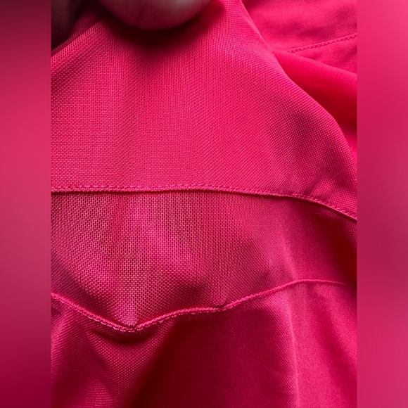 Red Guess mesh cutout bodycon midi dress. Size medium. EUC. - Picture 5 of 11